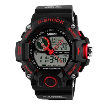 Skmei Men's LED Digital Waterproof Rubber Sports Wrist Watch  
