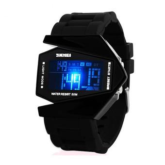 Skmei Unisex 0817 Military Fighter Style LED Display Wrist Watch  