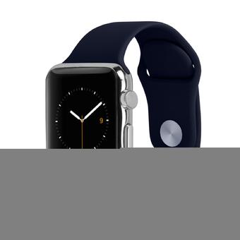 Sports Silicone Watchband Strap for Apple Watch 38mm in M/L Size in Royal Blue - Intl  