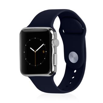 Sports Silicone Watchband Strap for Apple Watch 38mm in S/M Size in Royal Blue - Intl  