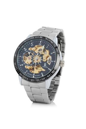 Stainless Steel Self-Winding Mechanical Tachymeter Wristwatch  