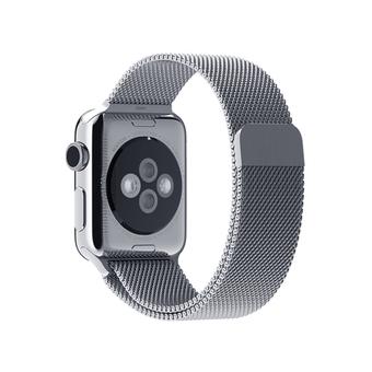 Stainless Steel Strap Strong Magnet Lock Watch Band for Apple Watch 42mm in Black - Intl  