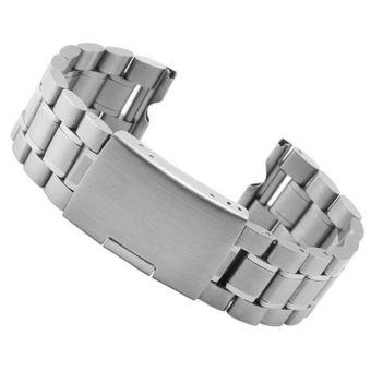 Stainless Steel Strap Watchband +Tool for Samsung Galaxy Gear S2 Classic SM-R732 Smart Watch in Silve - Intl  