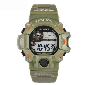 Student Watches Sports Digital Watch for Boys 9298-Army green (Intl)  