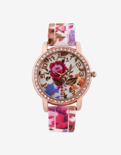 Super Watch WR-G2-T.14 Floral Women's Watch - Multicolor