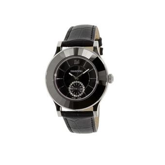 Swarovski Women's Octea 1181759 Black Leather Swiss Quartz Watch (Intl)  