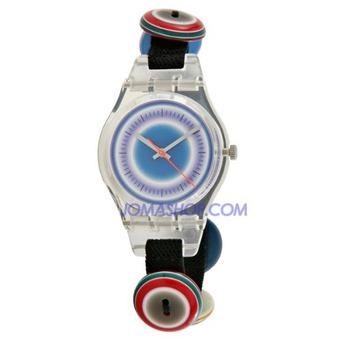 Swatch Large Buttoned Unisex Watch Gk361L (Intl)  