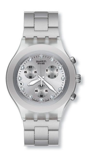 Swatch Svck4038g Jam Tangan Pria Stainles 43mm - Silver