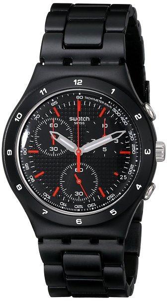 Swatch YCB4019AG jam tangan pria 40mm-hitam