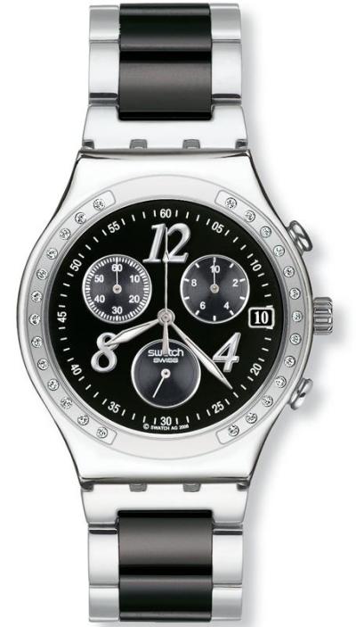 Swatch YCS485GC jam tangan pria stainles 40mm-silver
