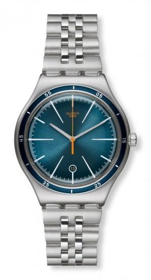 Swatch YWS402G jam tangan pria stainles 42mm-silver