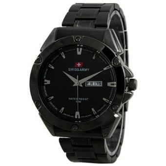 Swiss Army - Jam tangan Pria - Hitam - Stainles Steel - SA 5099 M  