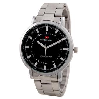 Swiss Army Mens Elegant - Silver - Stainless - SA 5108 SS BL  