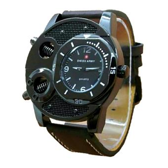 Swiss Army - SA 7645 DG - Man Watches - Leather Strap  