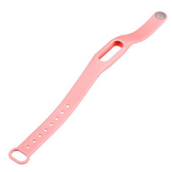 TPU MIBand Bluetooth Replacement Wrist Band Strap for MI Xiaomi Smart Bracelet Pink (Intl)  