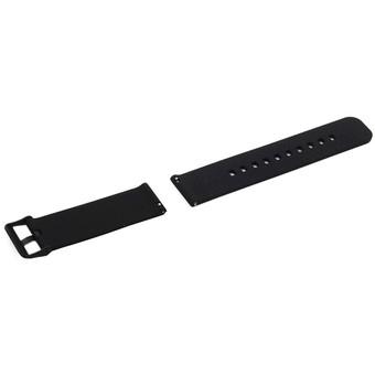TPU Replacement Wrist Band For Pebble Time Smart Watch Bracelet Black  