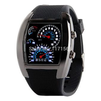 TVG Smart Aviation Military Watch LED Digital Sports Wristwatches (Black) (Intl)  