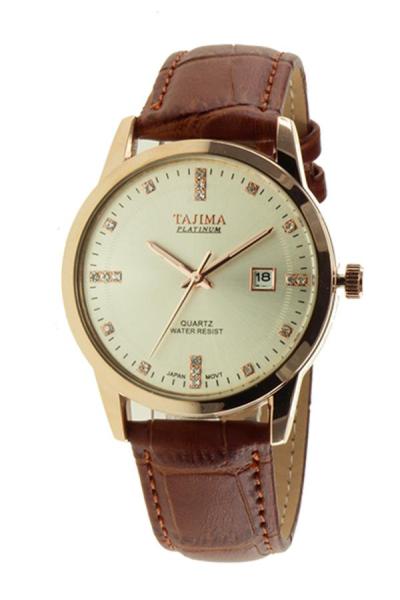 Tajima Analog Watch 3096 GL 03 Date - Jam Tangan Pria - Putih