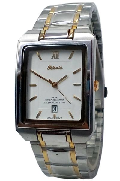 Tetonis Date T933GSGPP Jam tangan Pria - Silver/Gold