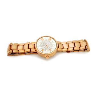 The Roman Women's Fashion Rose Gold Stainless Steel Band Wrist Watch C14 (Intl)  