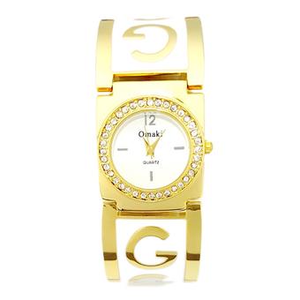 The Roman Womens Gold Stainless Steel Band Watch A033 (Intl)  