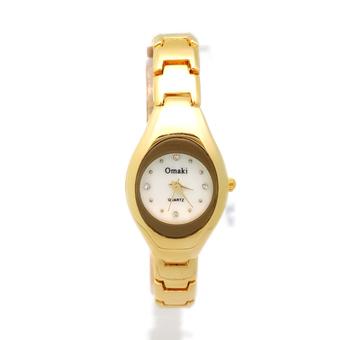 The Roman Womens Gold Stainless Steel Band Watch B13 (Intl)  