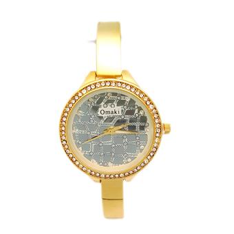 The Roman Womens Gold Stainless Steel Band Watch BR01 (Intl)  