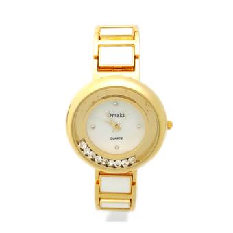 The Roman Womens Gold Stainless Steel Band Watch C13 (Intl)  