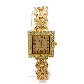 The Roman Womens Gold Stainless Steel Band WatchC15 (Intl)  