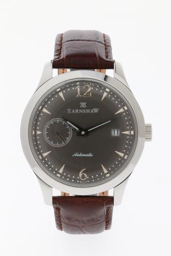 Thomas Earnshaw Men Watch - Dark Brown - Genuine Leather Strap - ES-8034-01  
