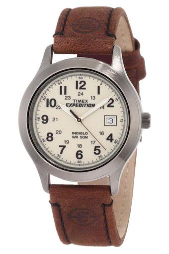 Timex Expedition Men's T49870 Expedition Metal Field - Cokelat - Kulit  