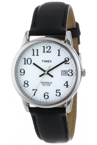 Timex Men's T2H281 Black Leather  