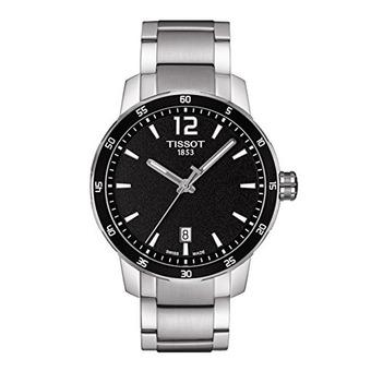 Tissot Unisex Quickster Black Dial Silver Watch T0954101105700 (Intl)  