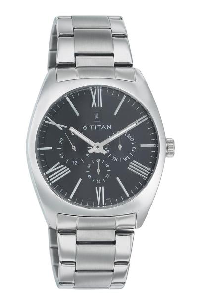 Titan TI9476SM03 Jam Tangan Pria Stainless Steel - Hitam