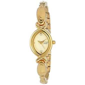 Titan Womens 2251YM15 Raga Jewelry Inspired Gold-Tone Watch (Intl)  