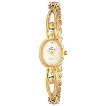 Titan Womens 2253YM07 Raga Inspired Gold Tone Watch (Intl)  
