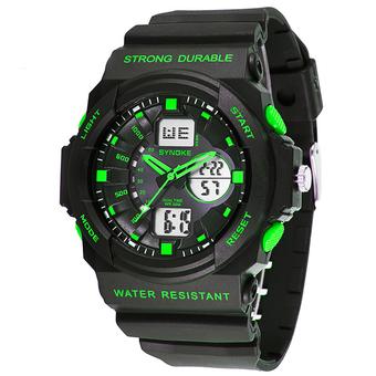Top Men Watches Luxury Brand Men's Quartz Hour Analog Digital LED Sports Watch Men Army Military Wrist Watch (Intl)  
