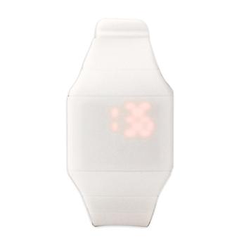 Touch Screen LED Watch Digital Silicone Sports Wrist Watches Unisex(White) - Intl  