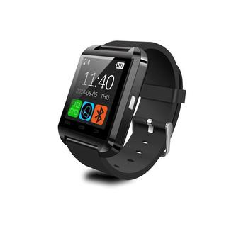 U8 Bluetooth Smart Wrist Watch Phone Mate for Android and IOS iPhone Samsung LG Sony (Black) (Intl)  