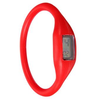 Unisex Jelly Silicone Rubber Digital Wrist Watch  