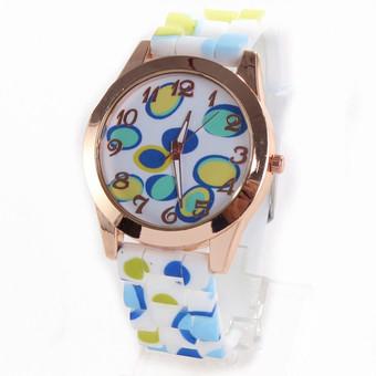 V6 06 Women Colorful Watches Leather Strap Wristwatch (Intl)  