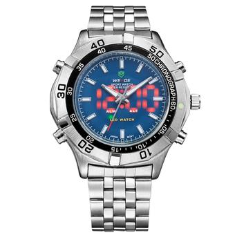 WEIDE 905 Fashion double movement stainless steel waterproof watch?Blue? (Intl)  