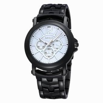 WEIQIN Luminous Hands Fashion Watches Men Luxury Brand Black Band Quartz Military Watch Male Relogio Masculino(Black&White) (Intl)  