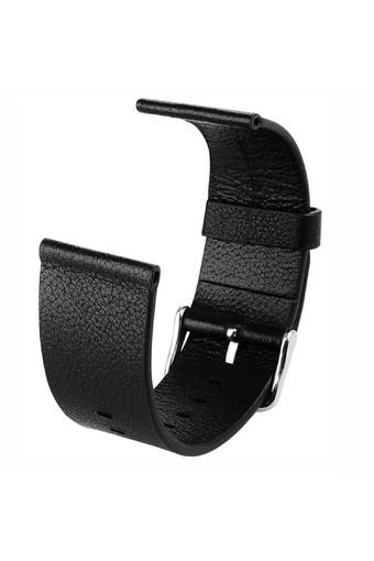 Watch Band Luxury fashion Genuine Leather Watch Replacement Band Wrist Strap For Apple Watch 38mm Black  