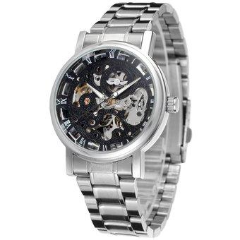Winner Men's Stainless Steel Skeleton Wrist Watch WRG8028M4S4 (Intl)  