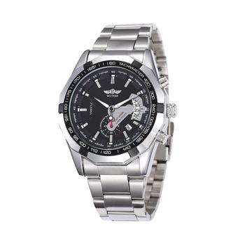 Winner Silver Stainless Steel Band Automatic Mechanical Watch (Intl)  