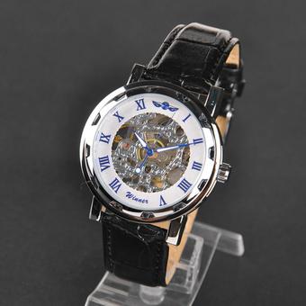 Winner U8018 Automatic Mechanical Watch - Jam Tangan Otomatis-Mekanis Blue  