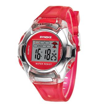 Women Sports Watches Military Watch Women Casual LED Digital Multifunctional Wristwatches 30M Waterproof Student Watch - Intl  