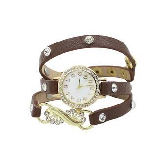 Women's Brown Leather Strap Watch 60BL016 - Intl  