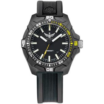 YELANG V2 super bright yellow bezel tritium gas green luminous waterproof sports military diving watch (Intl)  